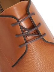 Dune London Brown Wide Fit Flexi Sole Saffi Derby Shoes - Image 6 of 6