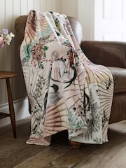 Deyongs Sakura Sunshade Fleece Throw - Image 2 of 3