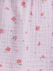 Boux Avenue Pink Floral Cotton Pyjamas Set - Image 6 of 6