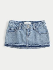 Hollister Ultra Bajo Rise Denim Micro Mini Skirt - Imagen 4 de 4