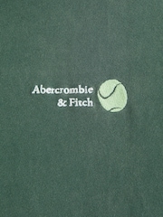 Abercrombie & Fitch Green Tennis Graphic T-Shirt - Image 3 of 3