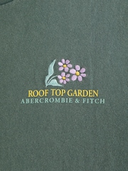 Abercrombie & Fitch Green Vintage Logo T-Shirt - Image 4 of 4