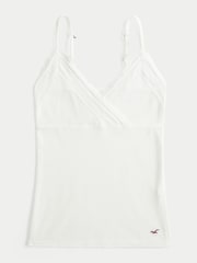 Hollister White Lace Trim Cami Top - Image 5 of 7