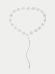 Hollister Silver Silver Chain Belt - Image 1 of 1