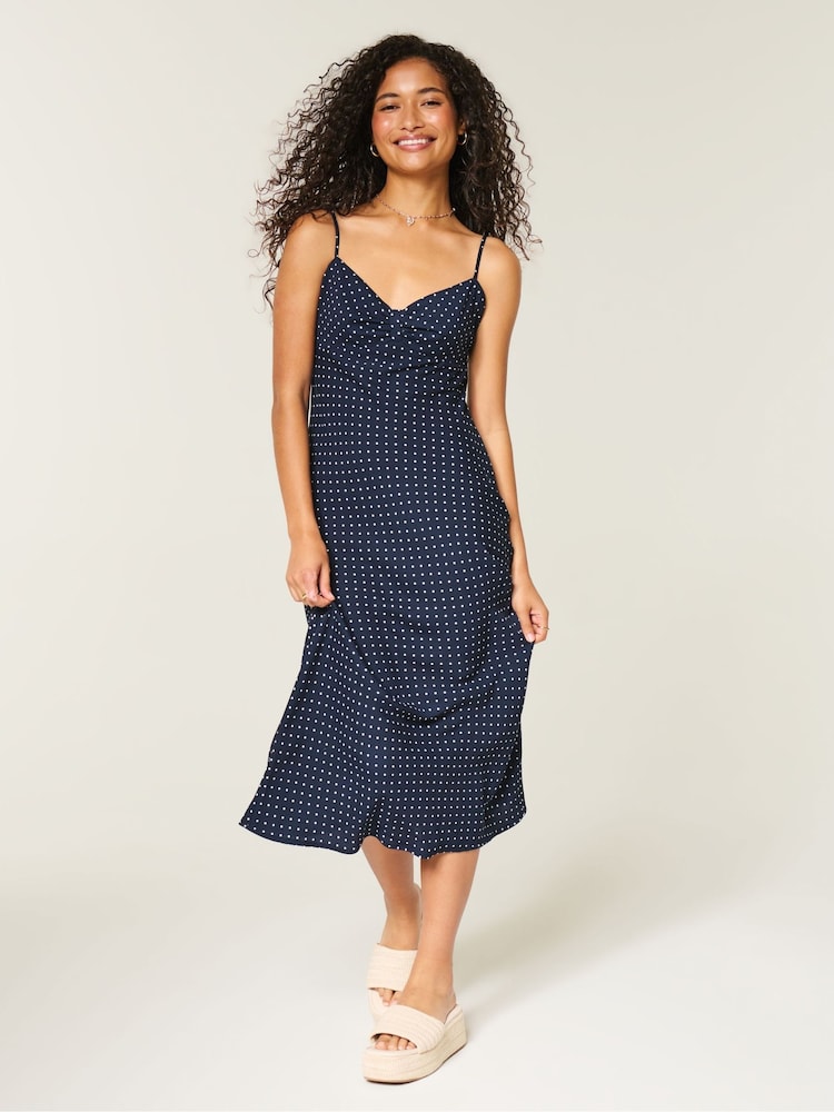 Hollister Blue Slip Maxi Dress - Image 1 of 3