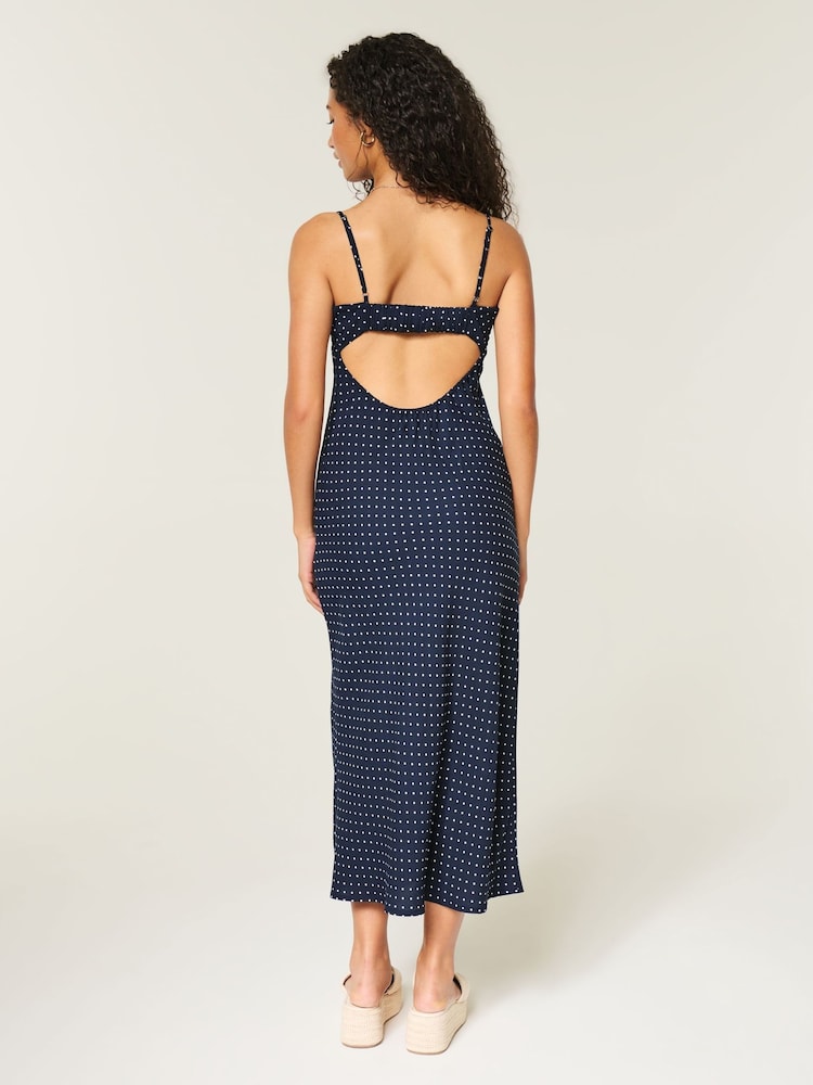 Hollister Blue Slip Maxi Dress - Image 2 of 3