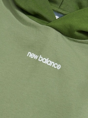 New Balance Green 574 Shoe Graphic FT Hoodie - Image 4 of 4