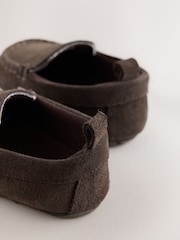 Schokoladenbraun - Baby-Schuhe aus Veloursleder (0–2 M.) - Bild 4 von 5