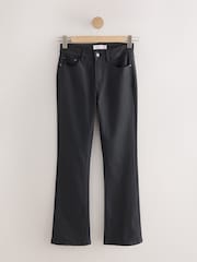 黑色 - Coated Denim Bootcut Jeans - 圖片 5，共 7