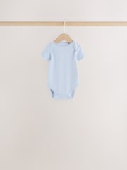 Plava mašna - Short Sleeve Baby Bodysuit 5 Pack - Slika 5 od 12