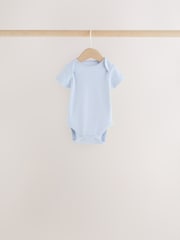 Plava mašna - Short Sleeve Baby Bodysuit 5 Pack - Slika 7 od 12