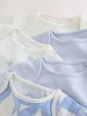 Plava mašna - Short Sleeve Baby Bodysuit 5 Pack - Slika 9 od 12