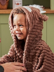 Personalised Highland Cow Fleece Robe by My 1st Years - Image 1 of 4