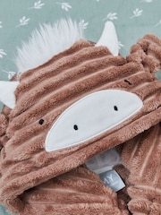 Personalised Highland Cow Fleece Robe by My 1st Years - Image 4 of 4