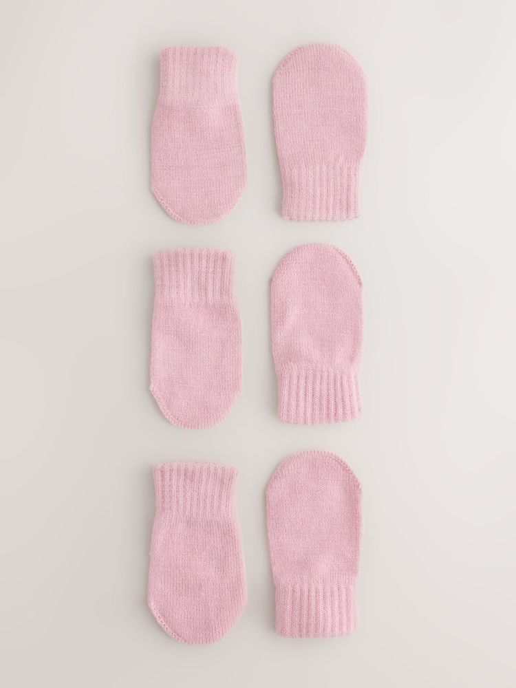 Pink - Magic Mitts Gloves 3 Pack (3mths-6yrs) - រូបភាព 1 នៃ 3