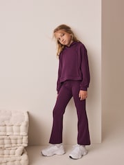 Berry Hoodie And Kick-Flare Set (3-16yrs) - Image 1 of 3