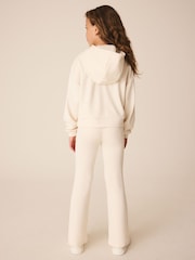 Ekru Ağ - Hoodie And Kick-Flare Set (3-16yrs) - 4şəkildən 3 şəkil