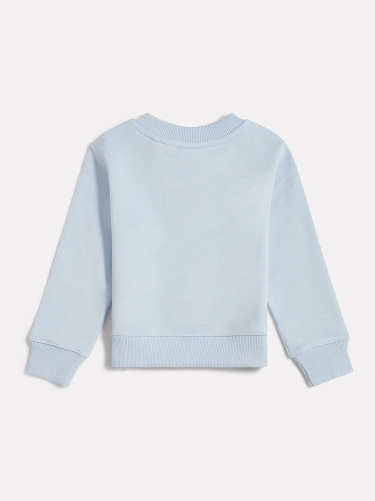 藍色 - New Balance Stacked Logo Crew Neck Sweatshirt - 圖片 2/3 藍色 - New Balance Stacked Logo Crew Neck Sweatshirt - 圖片 2/3