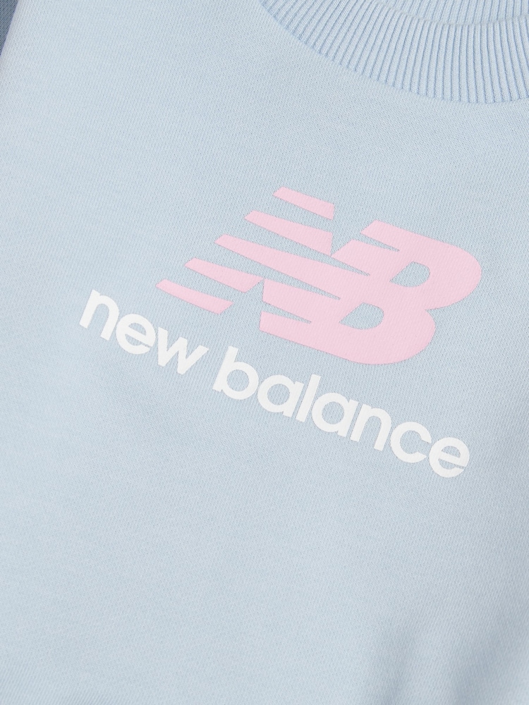 藍色 - New Balance Stacked Logo Crew Neck Sweatshirt - 圖片 3/3 藍色 - New Balance Stacked Logo Crew Neck Sweatshirt - 圖片 3/3