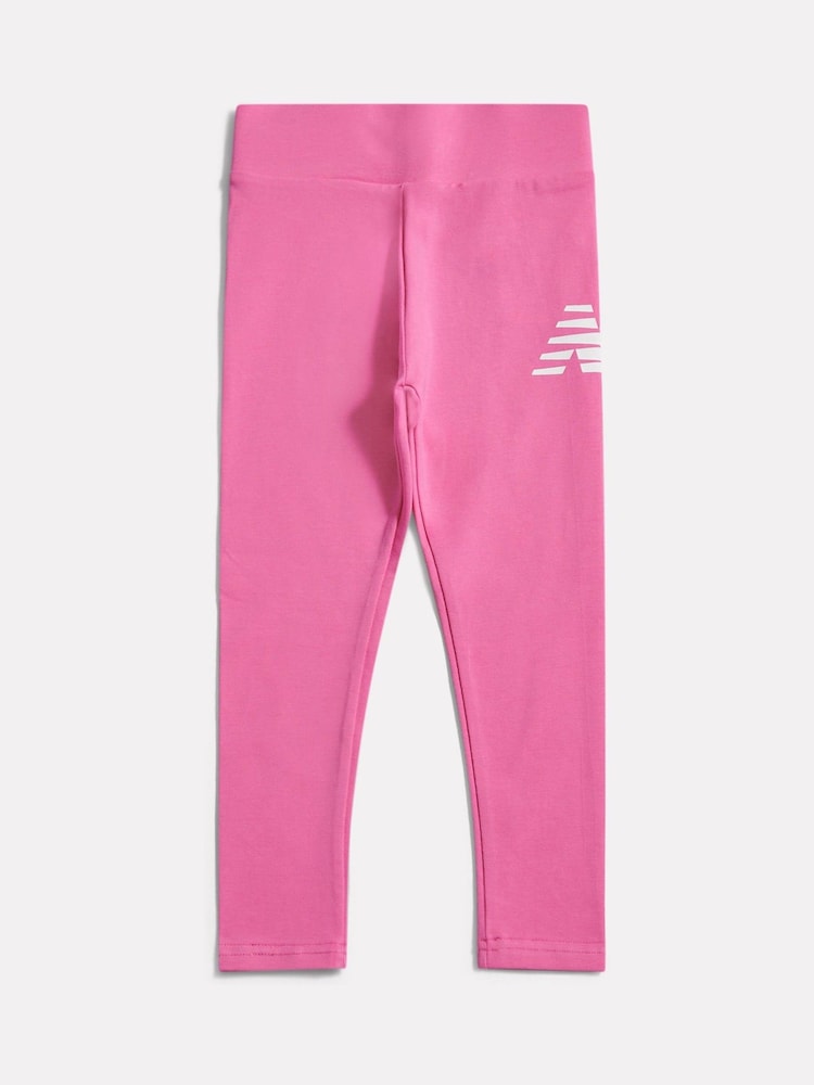 New Balance Pink Graphic Leggings - Image 1 of 3 New Balance Pink Graphic Leggings - Image 1 of 3