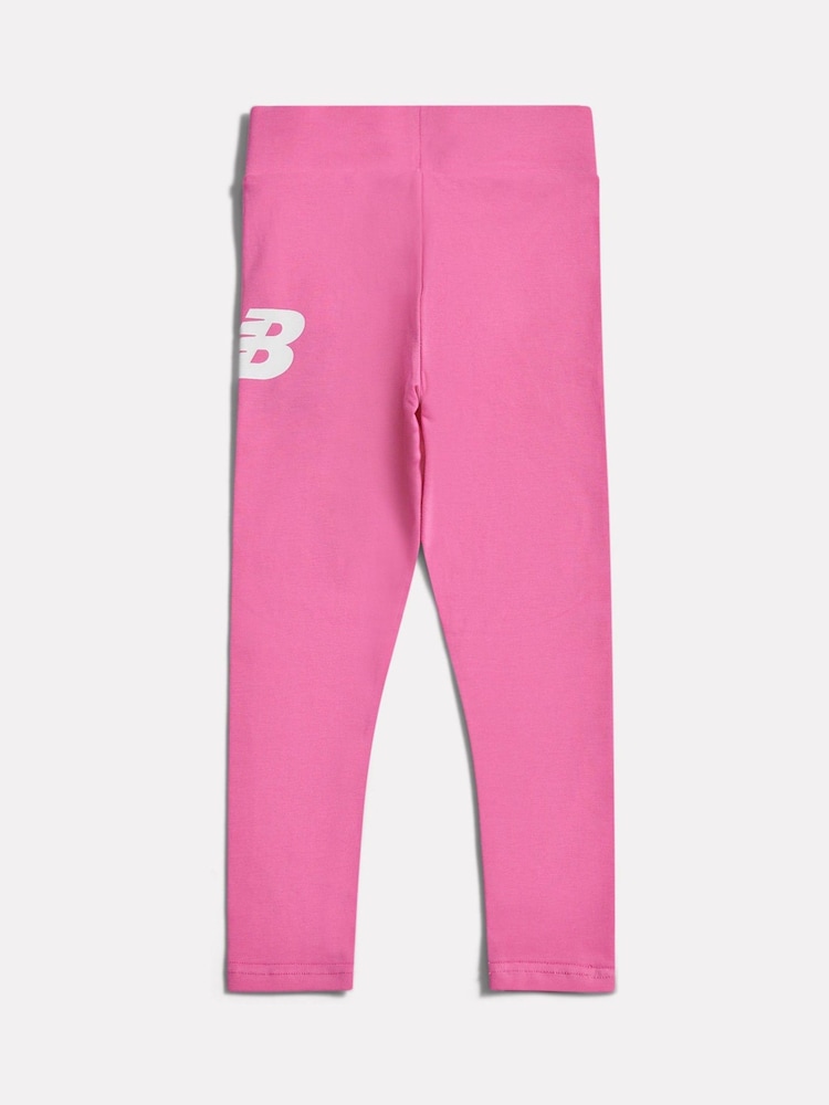New Balance Pink Graphic Leggings - Image 2 of 3 New Balance Pink Graphic Leggings - Image 2 of 3