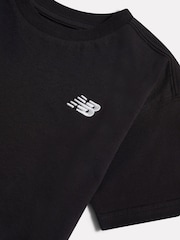 New Balance Black Jersey Small Logo T-Shirt - Image 3 of 3