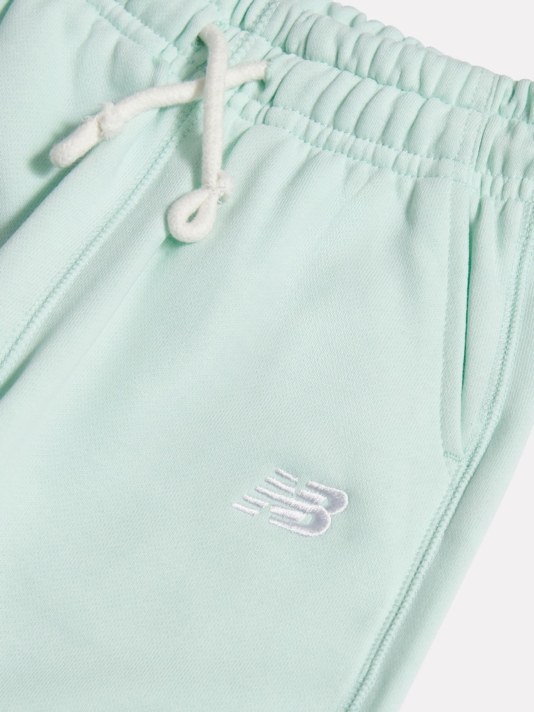 New Balance Green French Terry Small Logo Joggers - Image 3 of 3 New Balance Green French Terry Small Logo Joggers - Image 3 of 3