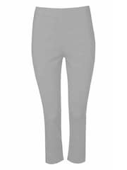 Gris claro - Pantalones capri elásticos de Roman - Imagen 5 de 5