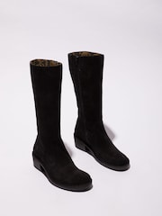 Fly London Black Boots - Image 2 of 4