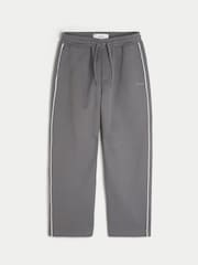 Hollister Grey Baggy Cuffed Joggers - Image 4 of 5