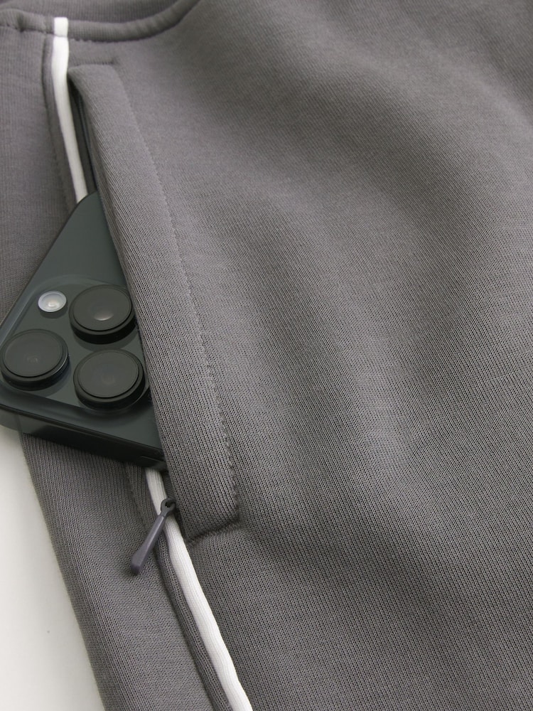 Hollister Grey Baggy Cuffed Joggers - Image 5 of 5