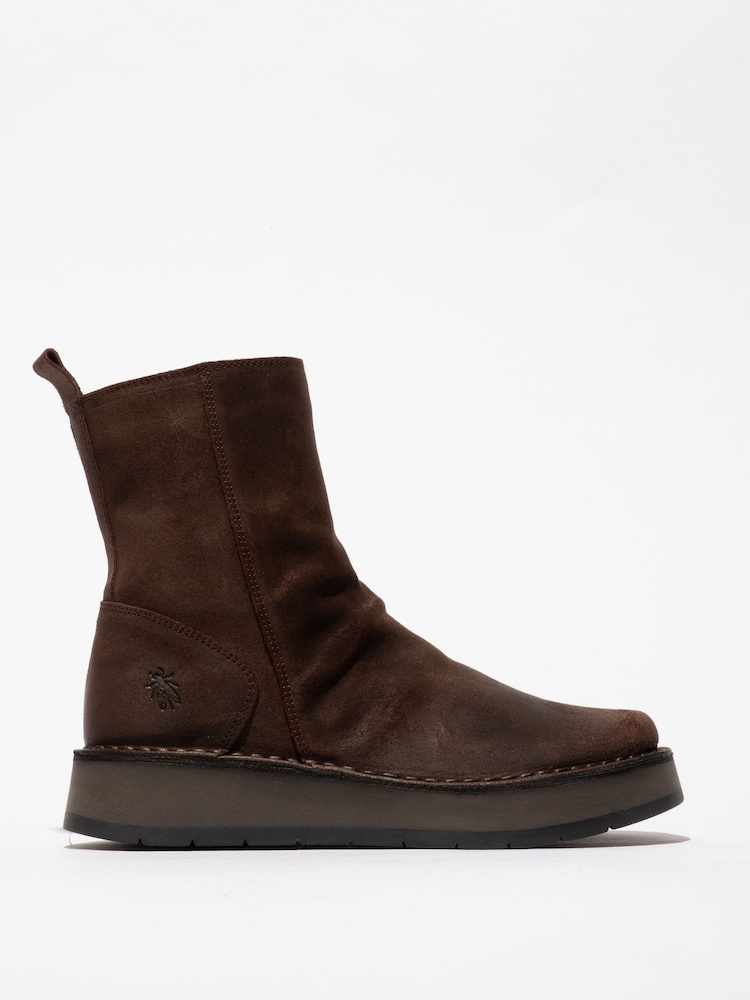Fly London Brown Reno Boots - Image 1 of 4 Fly London Brown Reno Boots - Image 1 of 4