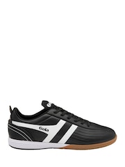 Gola Black Super Cobra TX Microfibre Lace-Up Football Trainers - Image 1 of 4