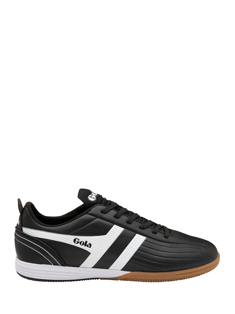 Gola Black Super Cobra TX Microfibre Lace-Up Football Trainers - Image 1 of 4