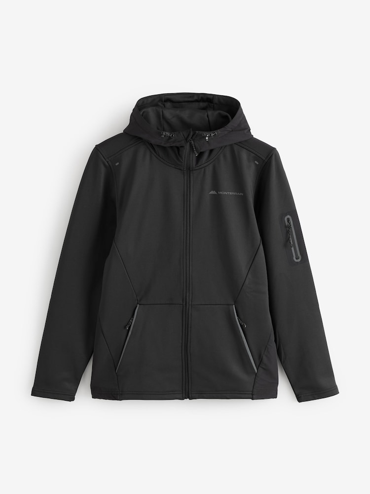 Monterrain Black Speed Poly Fleece Hoodie - Image 1 of 1