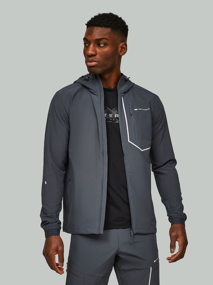 Monterrain Grey Ramble 3.0 Woven Hoodie - Image 1 of 6