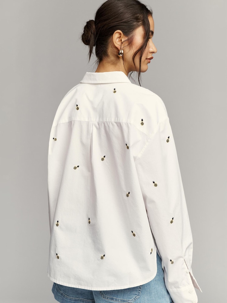 Anthropologie Maeve Shrunken Bennet Buttondown Shirt - Image 2 of 4