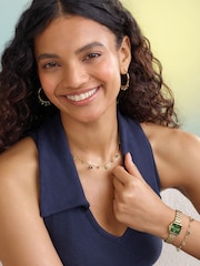 Olivia Burton Gold Tone IP Mini Droplet Bracelet - Image 5 of 5