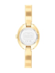 COACH Gold Sammy 22mm Oval IP Bangle Watch - Image 3 of 4