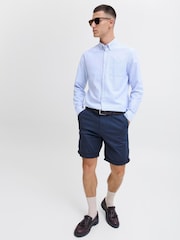 JACK & JONES Blue Regular Fit Chino Shorts - Image 3 of 5
