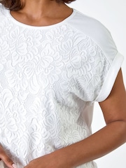 Roman White Lace Front Top - Image 1 of 4