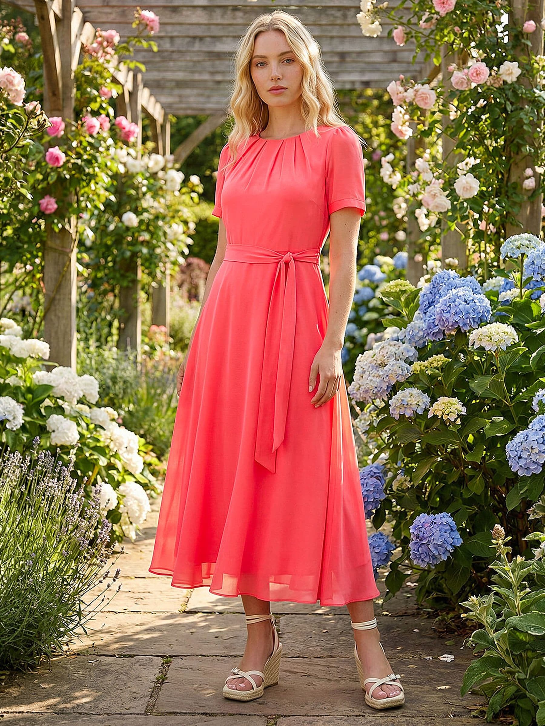 next chiffon dress Buy Roman Pink Pleated Chiffon Midi Dress from Next USA