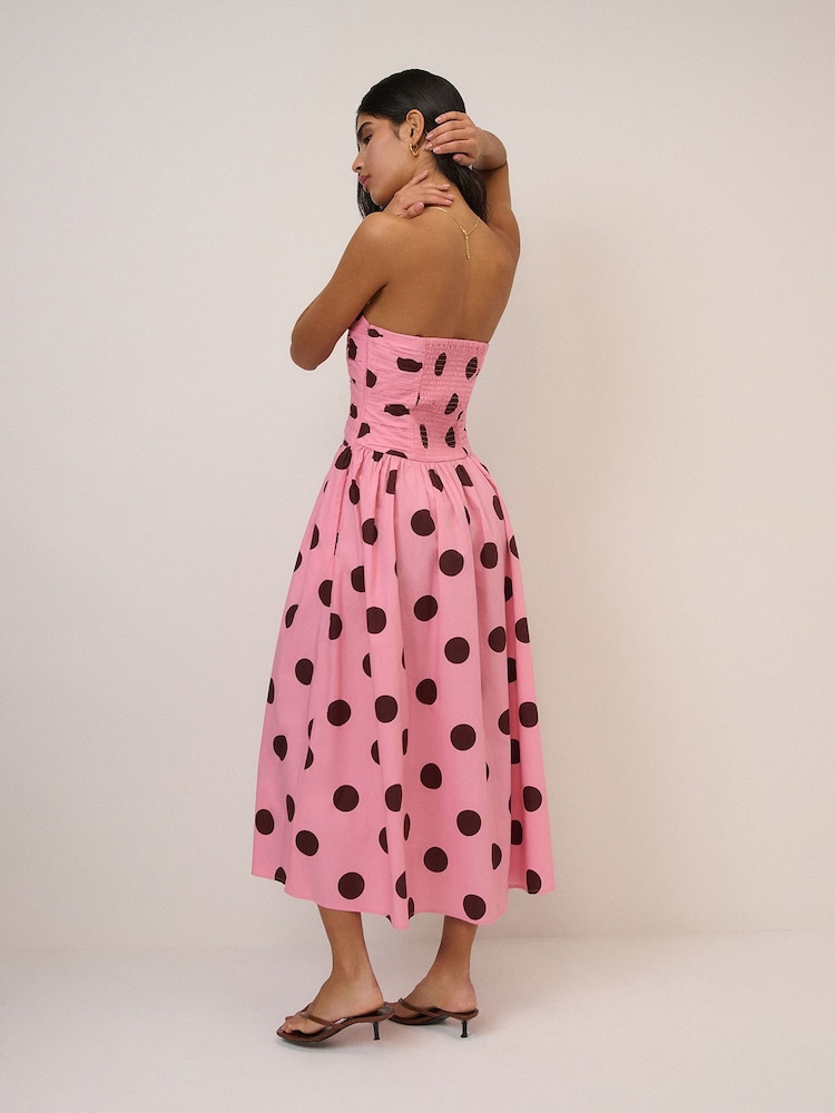 Nobodys Child Pink Alice Midi Dress - Image 2 of 5
