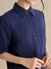 Hobbs Blue Cristie Shirt - Image 3 of 6
