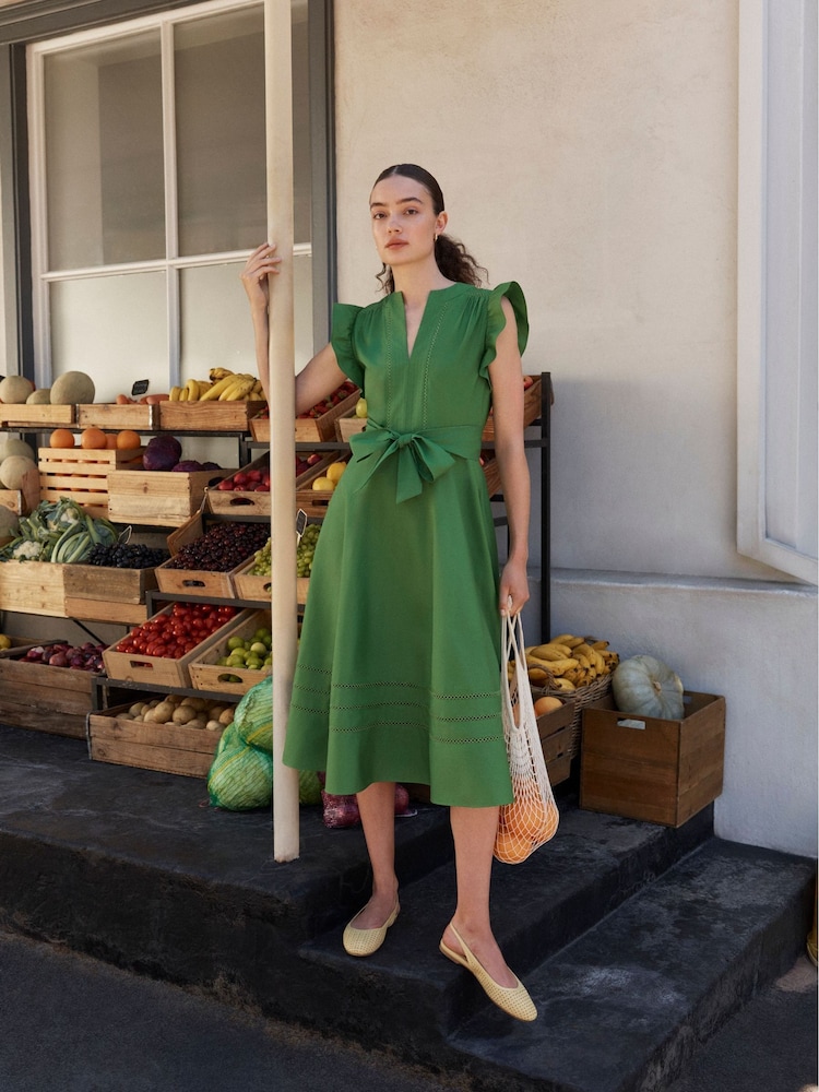 Hobbs Green Vanessa Dress - Image 1 of 5