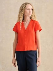 Hobbs Orange Aurelia Top - Image 1 of 5