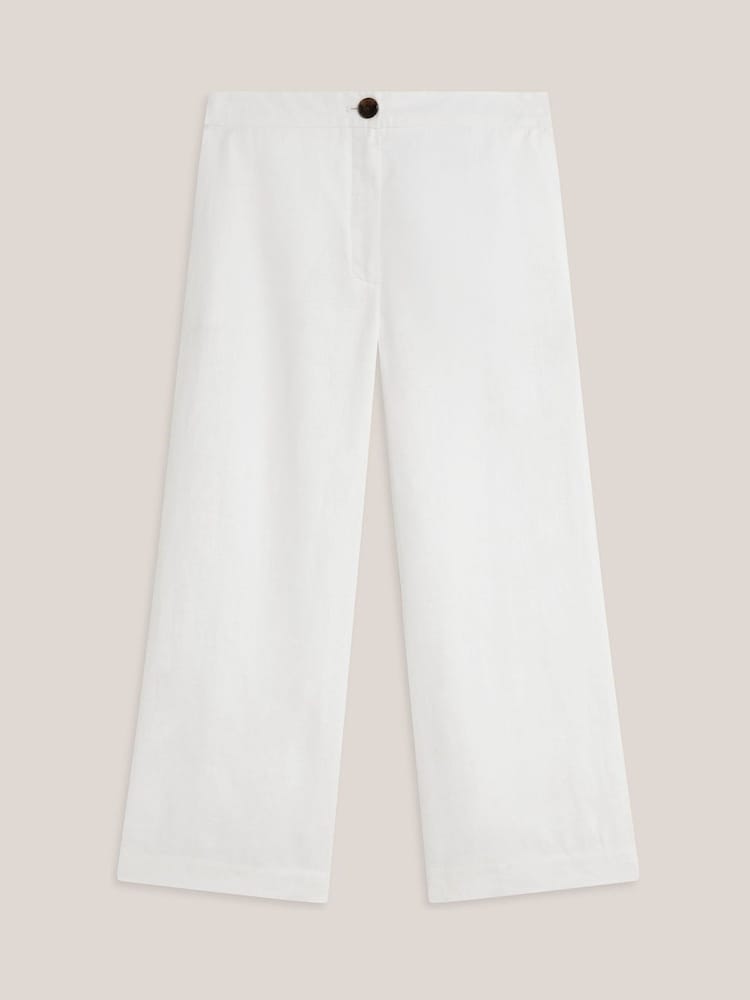 Hobbs White Petite Lillie Trousers - Image 5 of 5