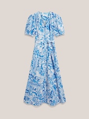 Hobbs Blue Petite Libby Dress - Image 5 of 5
