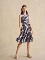 Hobbs Blue Petite Bea Dress - Image 1 of 5