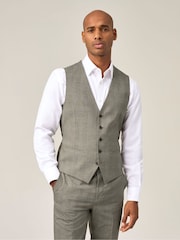 Skopes Green Devere Check Suit Waistcoat - Image 1 of 5
